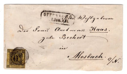 Baden 6 Schöner Brief OFFENBACH Nach MOSBACH (T7717 - Other & Unclassified