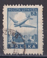 Pologne -  Poste Aérienne  Y&T  N ° 12  Oblitéré - Usados