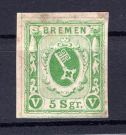 Bremen 4c Schönes Stück * MH 70EUR (T7451 - Brême