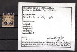 Bayern 177yDD Als DOPPELDRUCK ** MNH POSTFRISCH BPP (K4325 - Andere & Zonder Classificatie