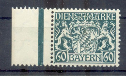 Bayern DIENST 23w PAPIERSORTE ** MNH POSTFRISCH BPP 230EUR (13536 - Andere & Zonder Classificatie