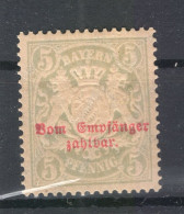 Bayern PORTO 11Bx PAPIERSORTE** MNH POSTFRISCH (75701 - Altri & Non Classificati