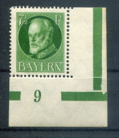 Bayern PLATTENNUMMER 9 Auf 111 Tadellos ** MNH POSTFRISCH (78628 - Altri & Non Classificati