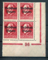 Bayern PLATTENNUMMER 96 Auf  119 Tadellos ** MNH POSTFRISCH (78667 - Altri & Non Classificati