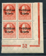 Bayern PLATTENNUMMER 52 Auf  120 Tadellos ** MNH POSTFRISCH (78704 - Otros & Sin Clasificación