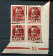 Bayern PLATTENNUMMER 53 Auf  172 Tadellos ** MNH POSTFRISCH (78660 - Altri & Non Classificati