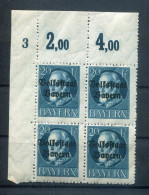 Bayern PLATTENNUMMER 3 Auf  121 Tadellos ** MNH POSTFRISCH (78691 - Andere & Zonder Classificatie