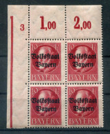 Bayern PLATTENNUMMER 3 Auf  119 Tadellos ** MNH POSTFRISCH (78658 - Andere & Zonder Classificatie