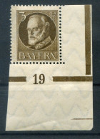 Bayern PLATTENNUMMER 19 Auf 94 Tadellos ** MNH POSTFRISCH (78619 - Otros & Sin Clasificación