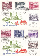 CONGRES UPU ,   X2  COVERS FDC  1964  AUSTRIA - U.P.U.