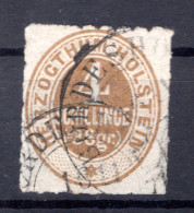Schleswig-H. 25 Tadellos Gest. 100EUR (T7393 - Schleswig-Holstein