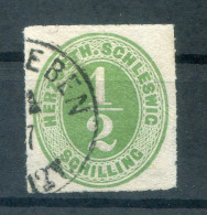 Schleswig-H. 13 Tadellos Gest. 70EUR (T6242 - Schleswig-Holstein