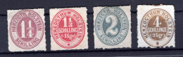 Schleswig-H. 22/25 Ungummiert * MH 130EUR (T7380 - Schleswig-Holstein