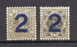 Württemberg 133+257 LUXUS** MNH POSTFRISCH (74859 - Other & Unclassified