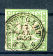 Württemberg 8a LUXUS Gest. BPP 75EUR (H4214 - Other & Unclassified