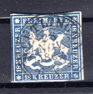 Württemberg 15 Tadellos Gest. BPP 1500EUR (K1059 - Andere & Zonder Classificatie