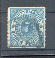 Württemberg 39a ZS SCHRAFFUR Gest. 40EUR (27189 - Autres & Non Classés