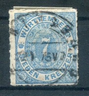 Württemberg 39b Farbe Gest. 80EUR (K3234 - Other & Unclassified