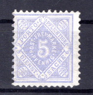 Württemberg 101b FARBE Ungummiert * MH BPP (T7843 - Other & Unclassified
