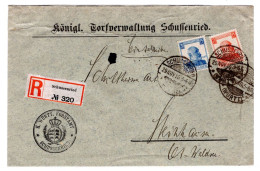 Württemberg 242,245 Dienstbrief SCHUSSENRIED (K8417 - Autres & Non Classés