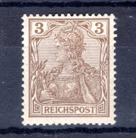 DR-Germania 54b FARBE * MH BPP 100EUR (K4004 - Unused Stamps