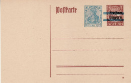 GERMANY WEIMAR REPUBLIC 1921 POSTCARD MiNr P 133 II / 01 UNUSED - Postcards