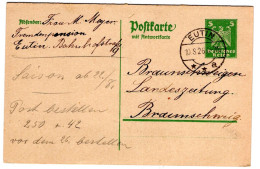 DR-Weimar GA P158F/A FRAGETEIL Gelaufen Bedarf (AA2355 - Other & Unclassified