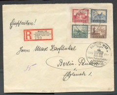 DR-Weimar 446/49 HERZSTÜCK Auf Brief 600EUR (23131 - Altri & Non Classificati