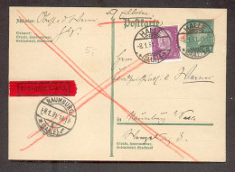 DR-Weimar 395+GA EILKARTE (R7771 - Other & Unclassified