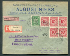 DR-Weimar 340 Etc Als Schönes ORTS-EIL-EINSCHREIBEN (L7931 - Other & Unclassified