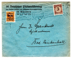 DR-Weimar 1924 PHILATELISTENTAG-Überdruck Auf Infla Als Werbemarke (L7426 - Sonstige & Ohne Zuordnung