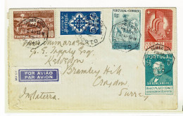 Portugal, 1941, # 590..., For Surrey - Lettres & Documents
