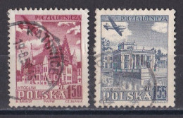 Pologne -  Poste Aérienne  Y&T  N ° 37  Et  32  Oblitérés - Used Stamps