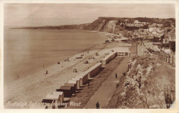 ROYAUME-UNI - Budleigh Salterton Looking West - Vue Sur La Plage - Vue Panoramique - Carte Postale Ancienne - Sonstige & Ohne Zuordnung