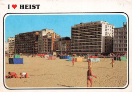 BELGIQUE - Heist - Vue Sur La Plage Et Digue De Mer - Animé - Colorisé - Carte Postale - Heist