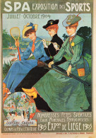 BELGIQUE - Spa - Exposition Des Sports - 1904 - Perle Des Ardennes - Ancienne Affiche - Carte Postale - Spa