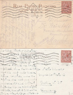 1928/35: 2 Used Photo-postcards Isle Of Wight, Both Franked With S,G. No 420, See Scan - Covers & Documents