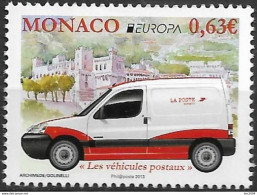 2013 Monaco  Mi.3132**MNH Europa: Postfahrzeuge. - 2013