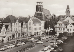 D-03046 Cottbus - Oberkirche Vom Altmarkt - Parkplatz - Cars - Skoda - Trabant - Cottbus