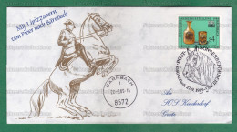 AUSTRIA 1989 Autriche - Postal Used Letter / Cover With LIPIZZAN - European Breed Of Horse Special CXL , Horses - Horses