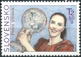 SLOVAKIA - 2021 - STAMP MNH ** - World Cup In Alpine Skiing - Petra Vlhová - Nuovi