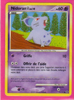 Carte Pokemon 2009 Platine Rivaux Emmergeants 71/111 Nidoran 60pv Occasion - Platine