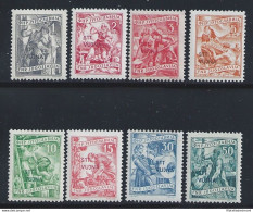 1953 TRIESTE B, N° 74/81,  Economia E Industria , 8 Valori , MNH** - Other & Unclassified