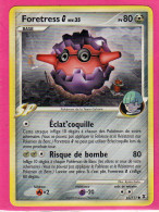 Carte Pokemon 2009 Platine Rivaux Emmergeants 61/111 Foretress 80pv Bon Etat - Platine