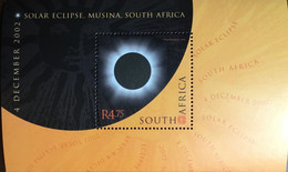 South Africa 2002 Solar Eclipse Minisheet MNH - Nuevos