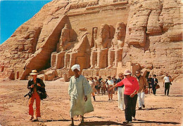 Egypte - Temples D'Abou Simbel - Abu Simbel - Abou Simbel Rock Temple Of Ramses II - Partial View Of The Gigantic Statue - Temples D'Abou Simbel