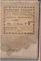 Cartes TARIDE : Lorraine - Basse Alsace - Vosges - Wegenkaarten