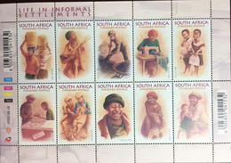 South Africa 2003 Informal Settlements Sheetlet MNH - Unused Stamps