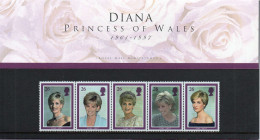 GREAT BRITAIN 1998 Diana, Princess Of Wales Commemoration Presentation Pack - Presentation Packs