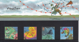 GREAT BRITAIN 2001 The Weather Presentation Pack - Presentation Packs